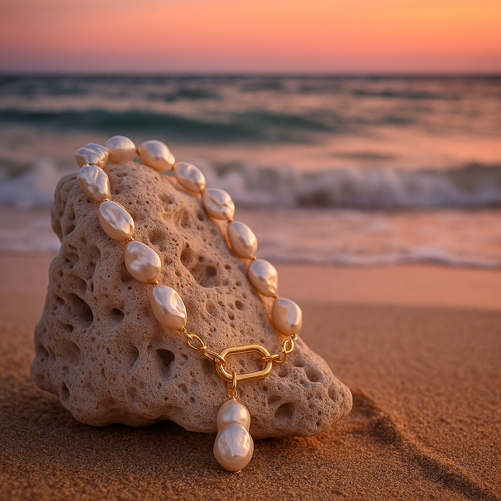 Ocean Pearls Necklace | Freshwater Pearls 0