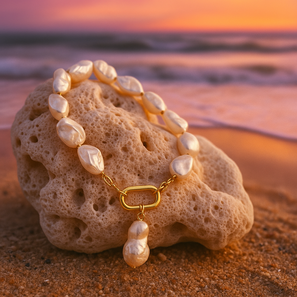 Ocean Pearls Necklace | Freshwater Pearls 1