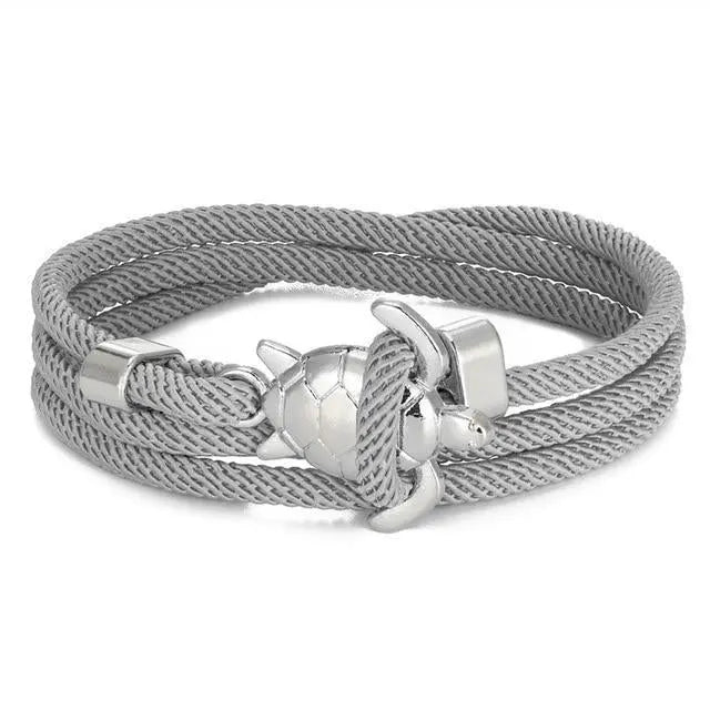 Ocean Spirit Sea Turtle Bracelet | Silver 4