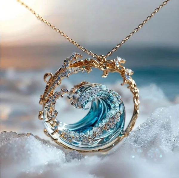 Ocean's Oath Necklace | Silver 0