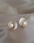 Opal and Pearl Earrings | Gold 0