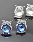Owl Pendant Necklace | Crystal 2