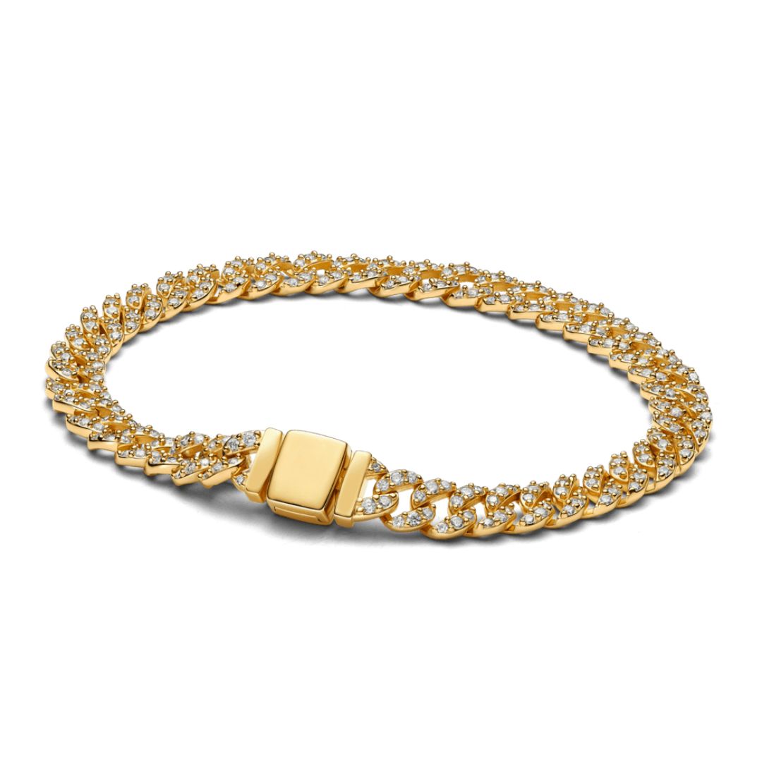 Pave Cuban Bracelet | Gold 0