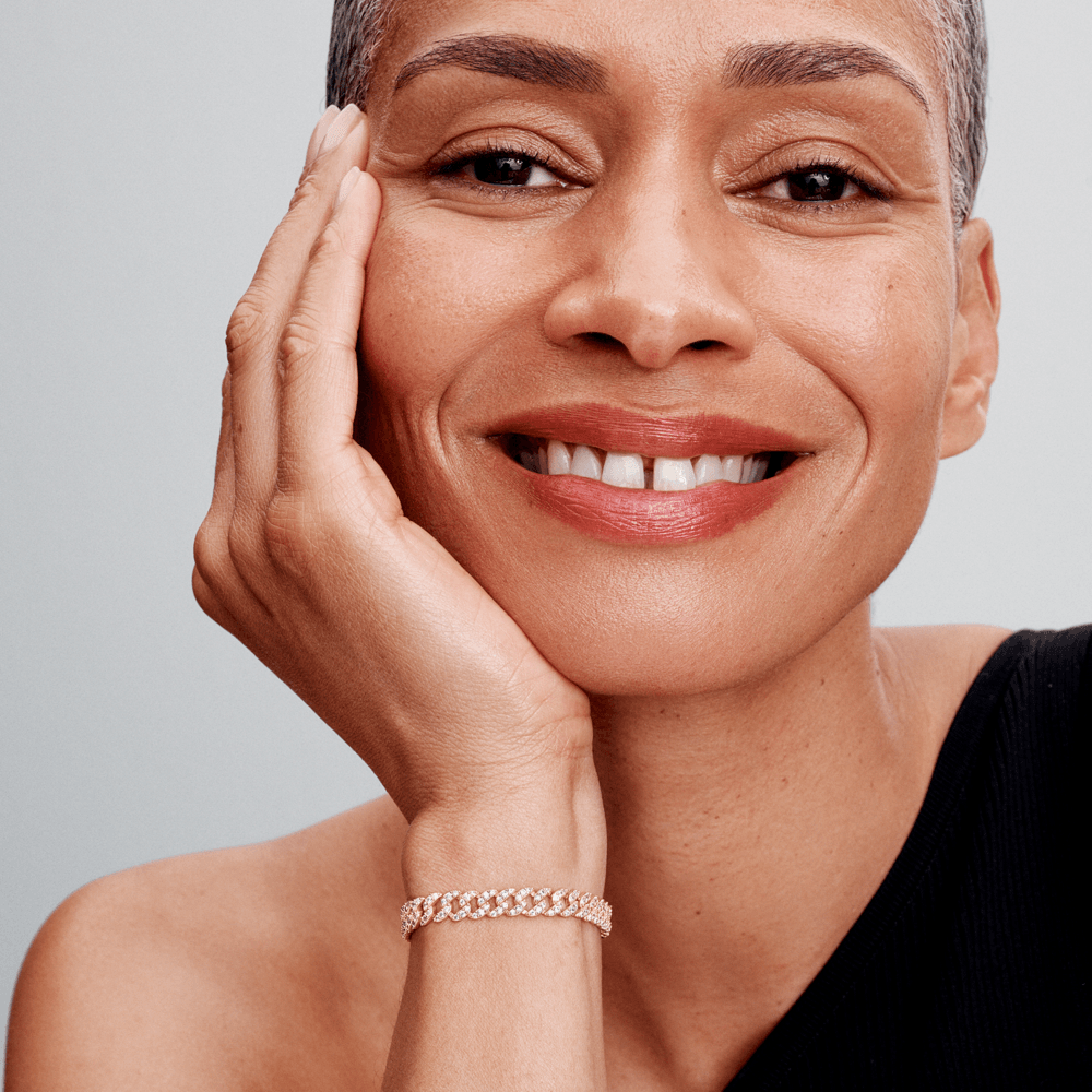 Pave Cuban Bracelet | Gold 3