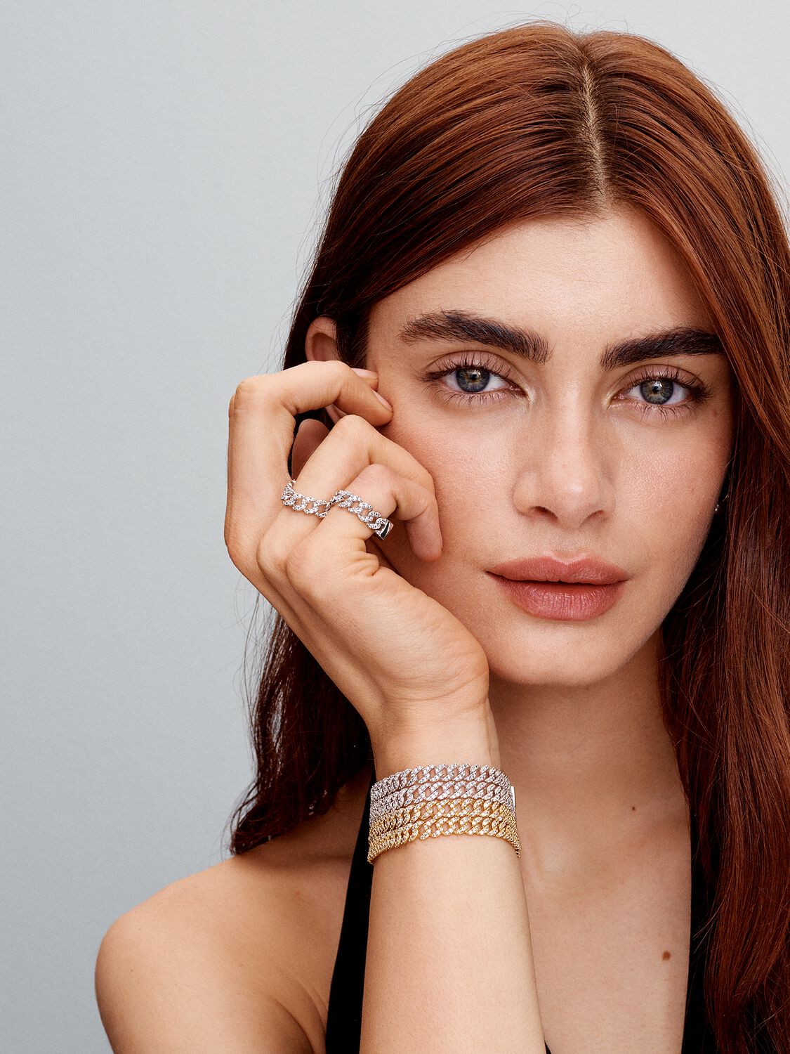 Pave Cuban Bracelet | Gold 4