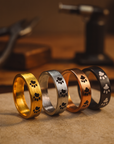 Paw Print Memorial Ring | Stainless Steel Jewelry | Pet Tribute Ring 1
