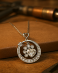 Paw Print Necklace | 925 Sterling Silver 0