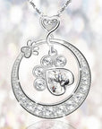 Paw Print Necklace | 925 Sterling Silver 1