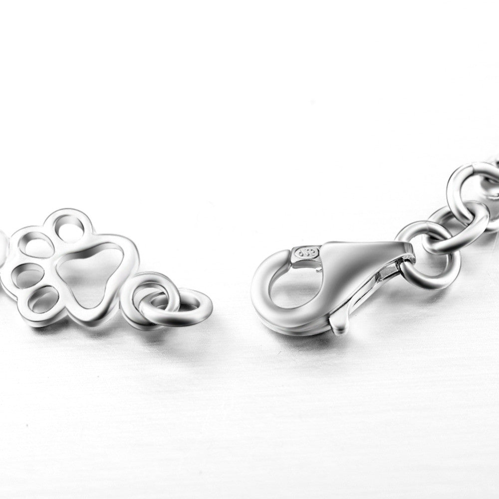 Pawfect Charm | Dog Paw Bracelet | Sterling Silver Jewelry | Pet Lover Accessory 4