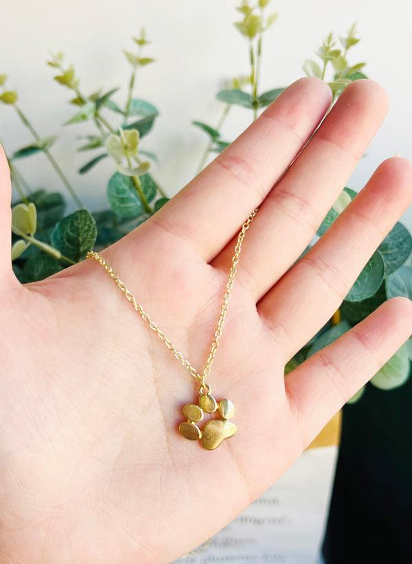 Pawfect Love Necklace | Gold-Plated Jewelry | Pet Charm Necklace | Dog Lover Gift 0
