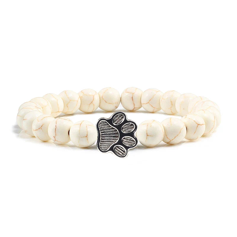 Pawprint Memory Bracelet | Natural Stone Jewelry | Healing Crystal Accessory 16