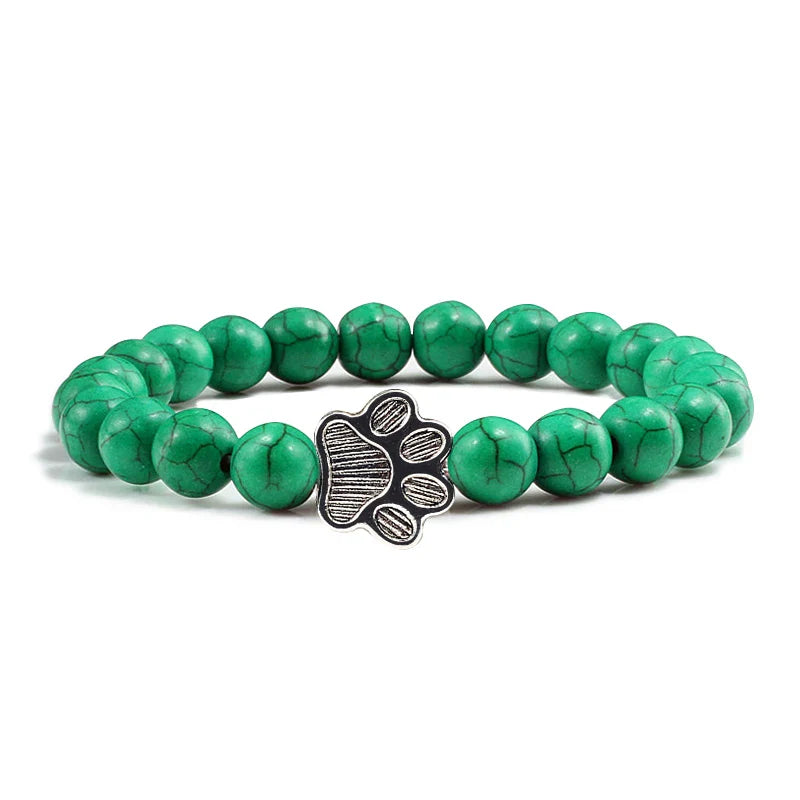 Pawprint Memory Bracelet | Natural Stone Jewelry | Healing Crystal Accessory 17
