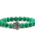 Pawprint Memory Bracelet | Natural Stone Jewelry | Healing Crystal Accessory 17