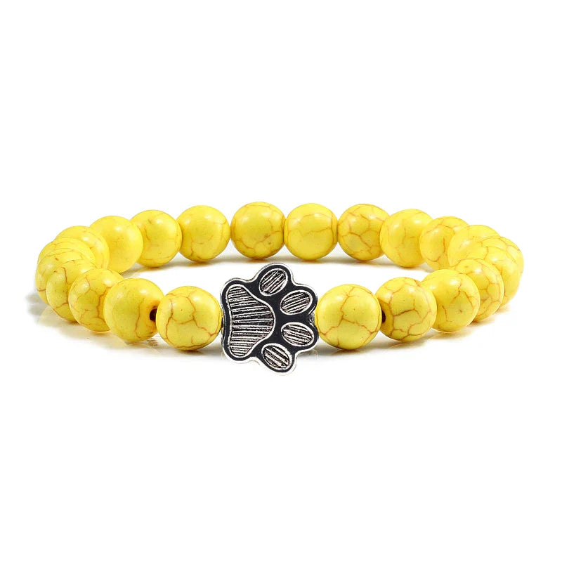 Pawprint Memory Bracelet | Natural Stone Jewelry | Healing Crystal Accessory 6