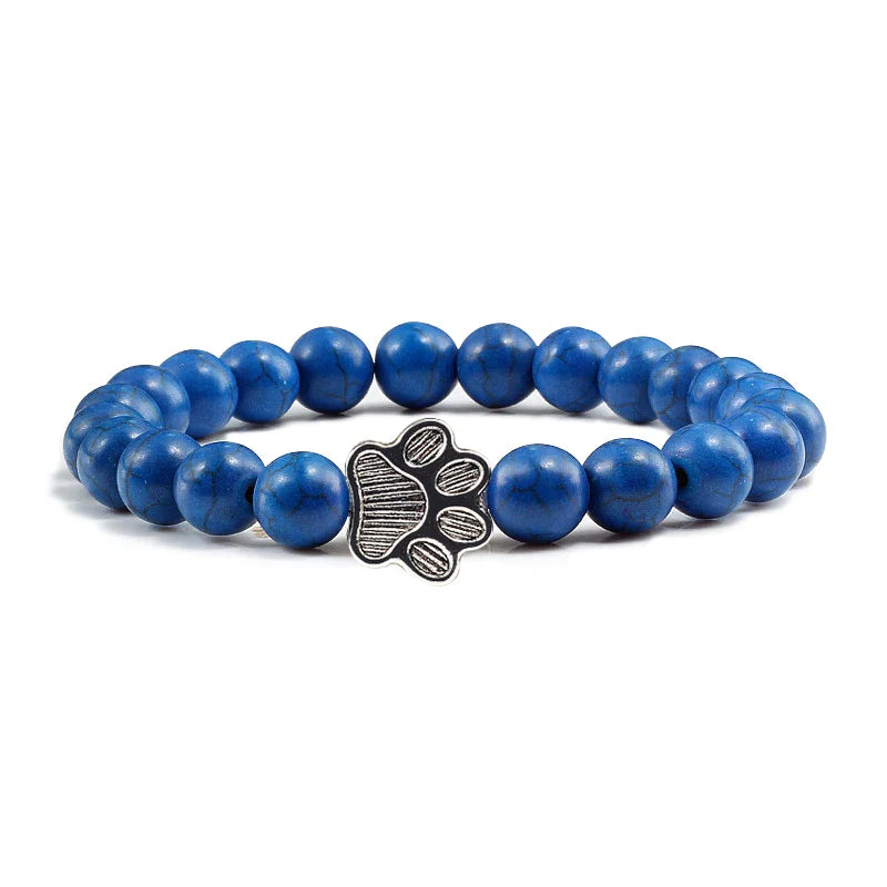 Pawprint Memory Bracelet | Natural Stone Jewelry | Healing Crystal Accessory 9