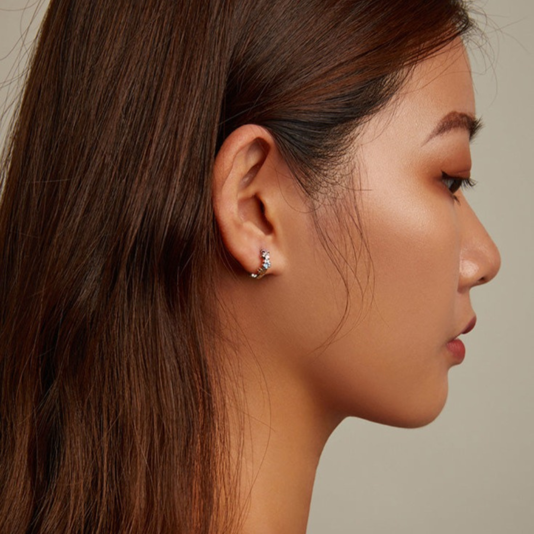 Pet Lovers&#39; Delight | Colorful Paws Hoops | Sterling Silver Earrings | Adorable Animal Jewelry 6