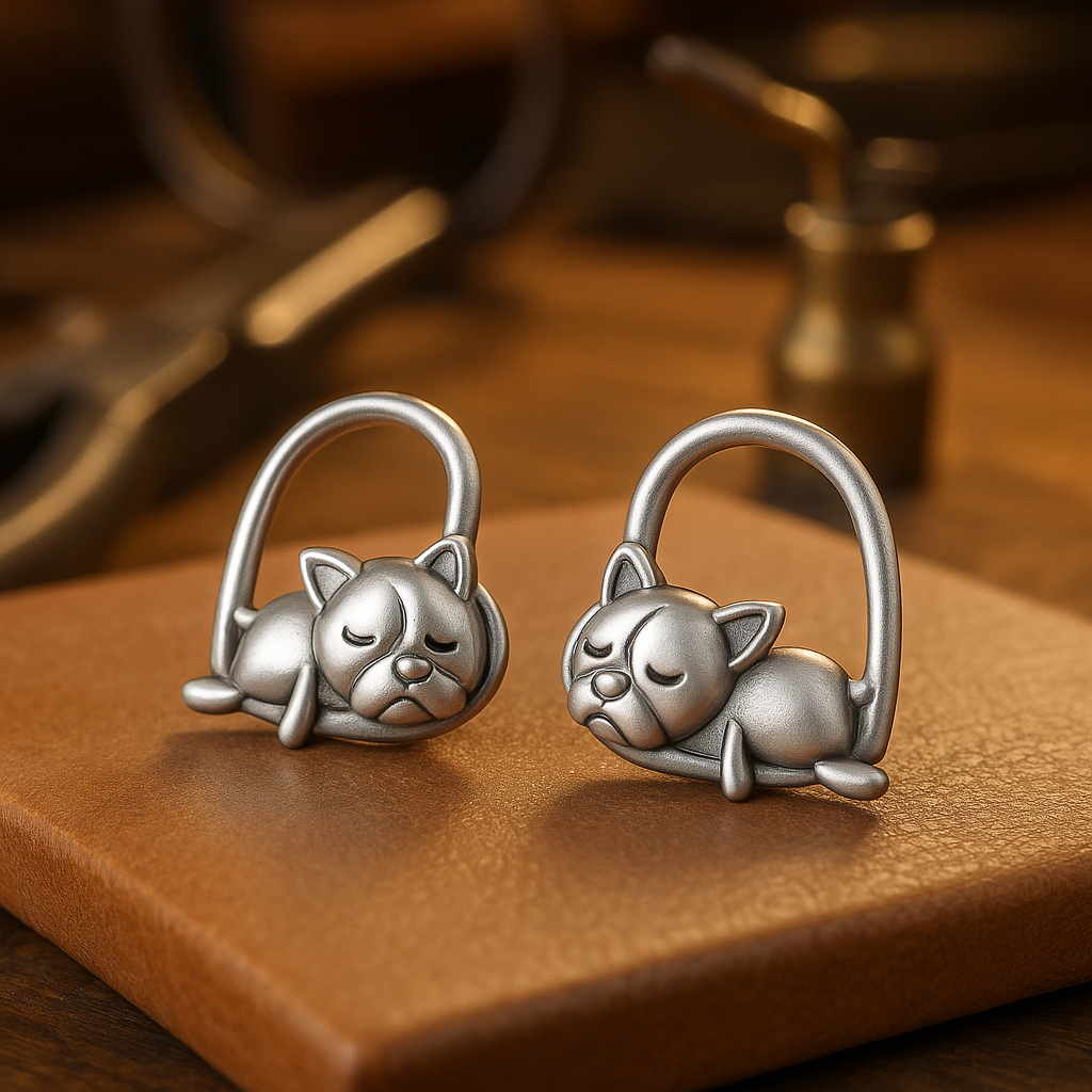 Puppy Love | 925 Sterling Silver Earrings | Cute Dog Jewelry | Animal Lover Gifts 0