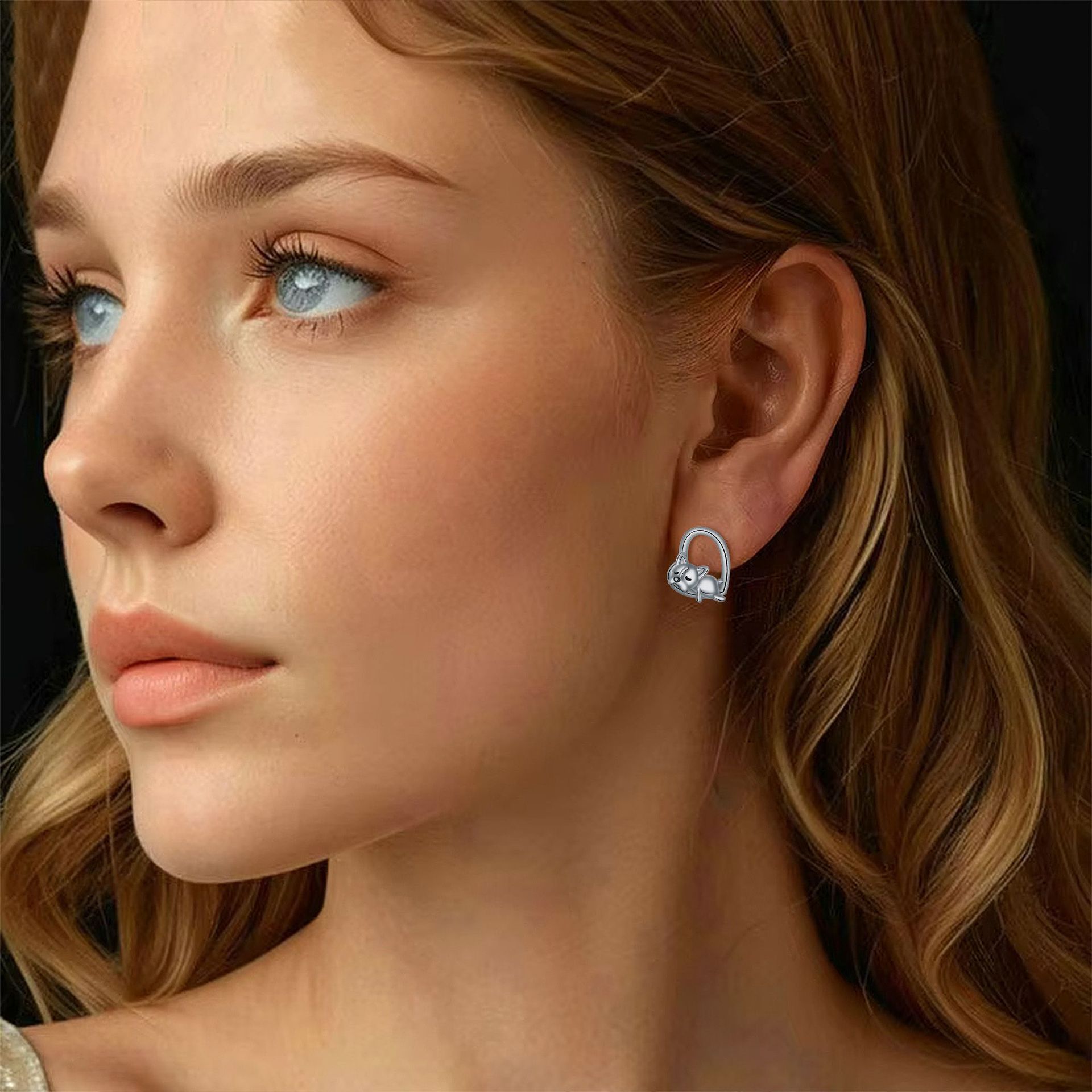 Puppy Love | 925 Sterling Silver Earrings | Cute Dog Jewelry | Animal Lover Gifts 1