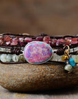 Purple Jasper Wrap Bracelet | Jasper 0