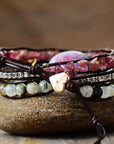 Purple Jasper Wrap Bracelet | Jasper 3