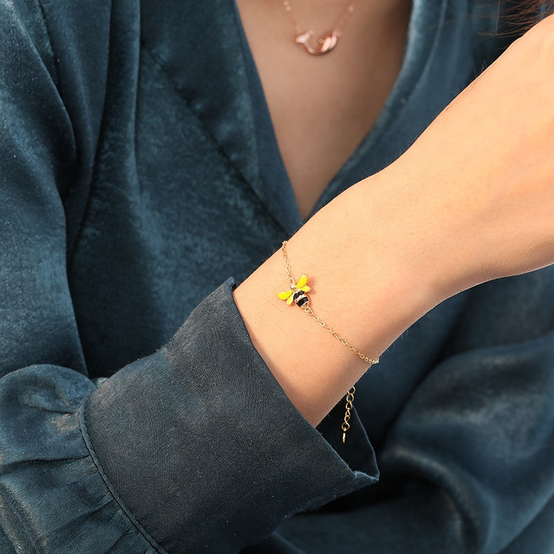 Queen Bee Bracelet | 18k Gold Plated Sterling Silver 4