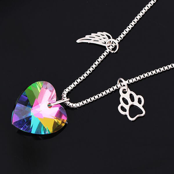 Rainbow Memorial Necklace | Stainless Steel 0
