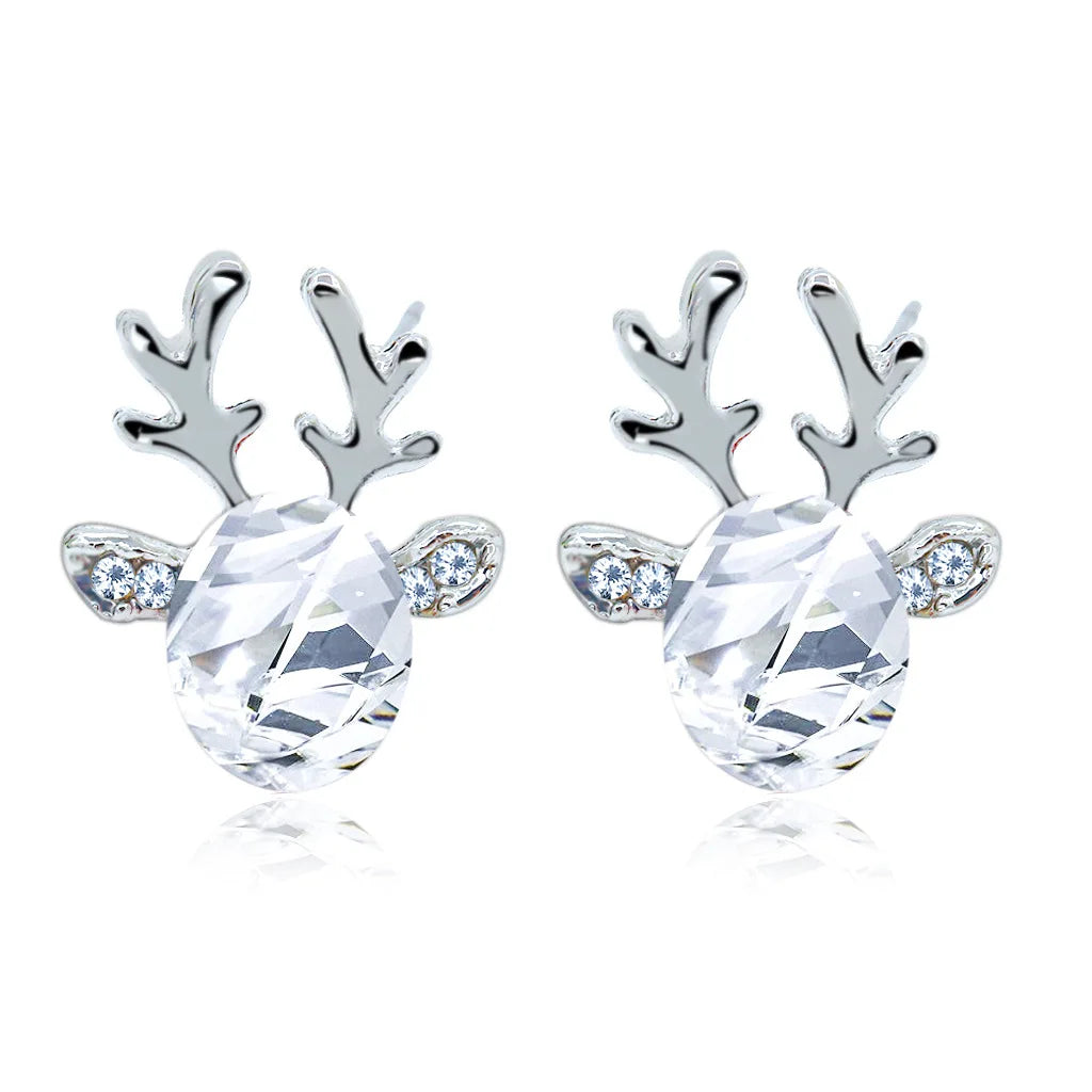 Reindeer Joy | Earrings | Crystal Studs | Holiday Accessories 11