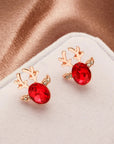 Reindeer Joy | Earrings | Crystal Studs | Holiday Accessories 1