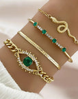 Serpina Veyra Bracelet Set | Gold 0