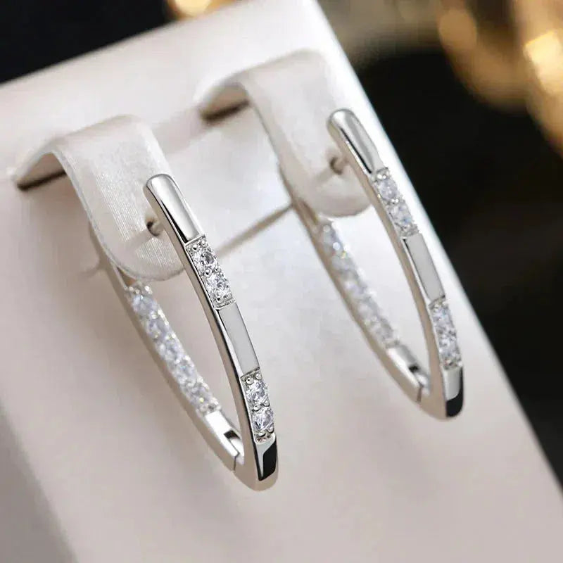Sophisticated Earrings | Zirconia Stones 2