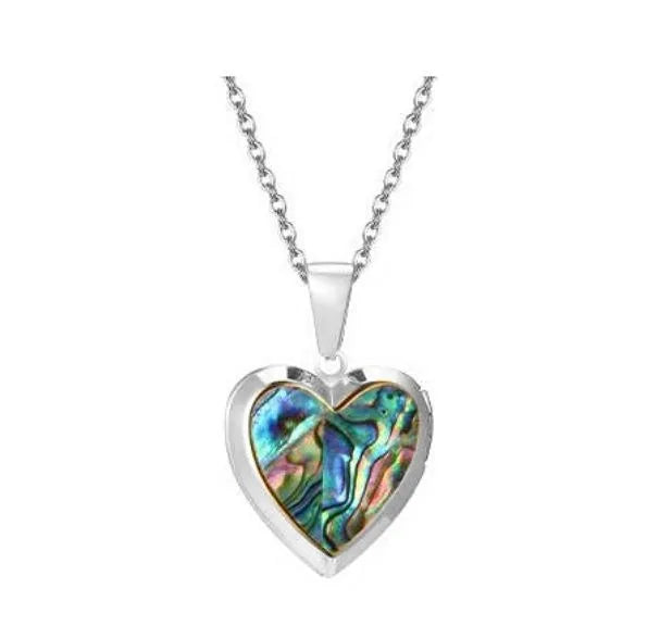 Sophisticated Heart Photo Locket Necklace | Stainless Steel 0