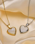 Sophisticated Heart Photo Locket Necklace | Stainless Steel 4