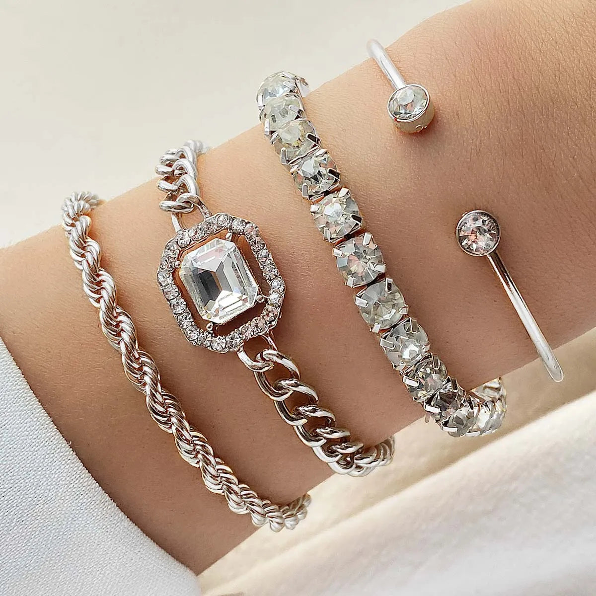 Sparkling Moments Bracelet Set | Crystal 1
