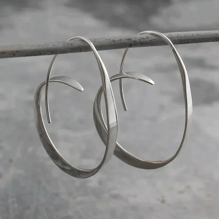 Spiral Earrings Delight | Silver 1