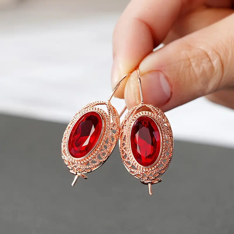 Talessia Rougefort Earrings | Rose Gold 2