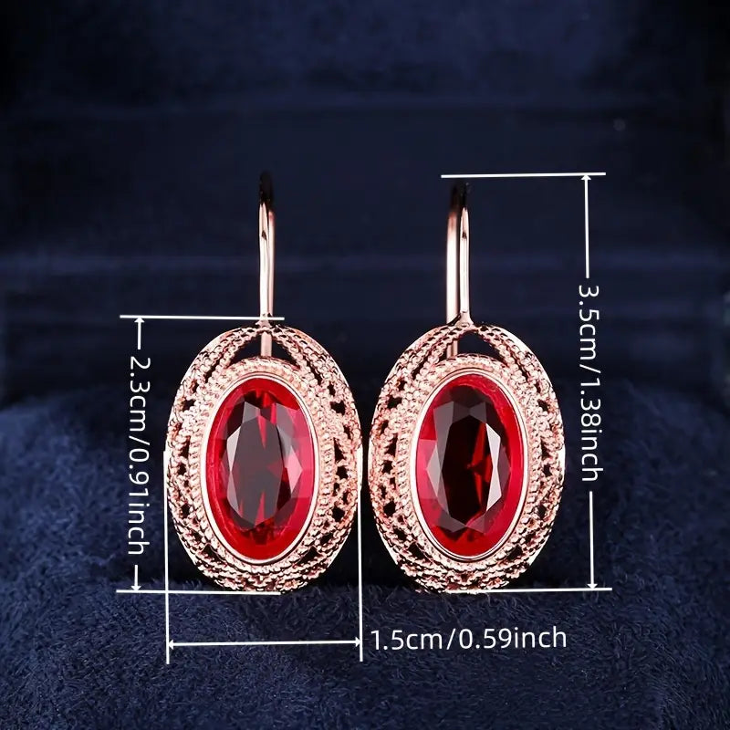 Talessia Rougefort Earrings | Rose Gold 3