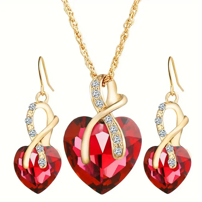Tavira Ardelynne Necklace and Earring Set | Gold 2