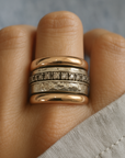 Thick Vintage Ring | Gold and Silver 1