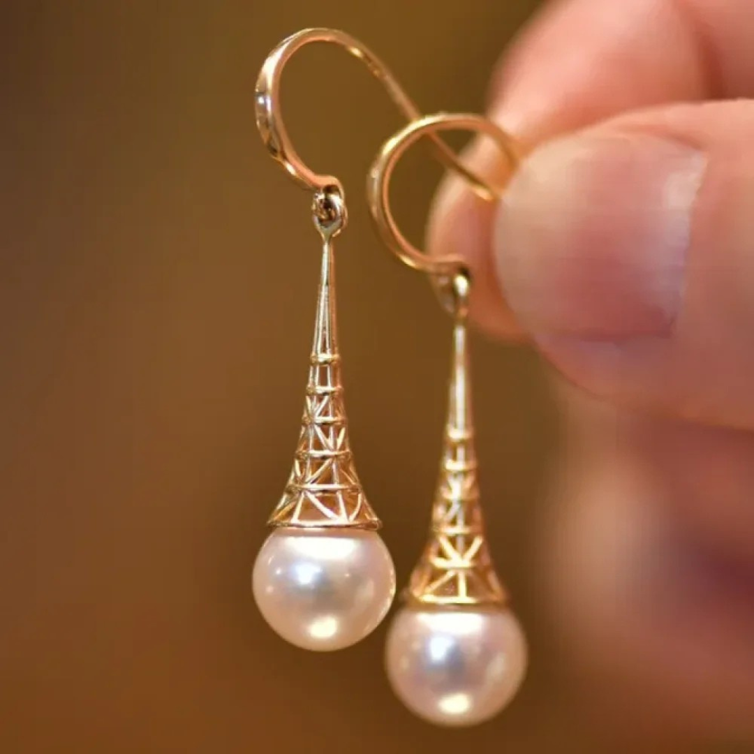 Timeless Gold Pearl Earrings | Gold 0