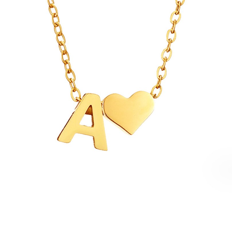 Timeless Initial Necklace | Gold 0