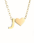 Timeless Initial Necklace | Gold 10