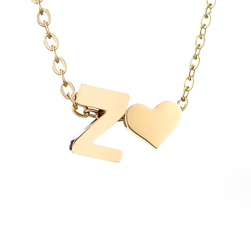 Timeless Initial Necklace | Gold 12