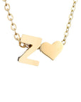 Timeless Initial Necklace | Gold 12