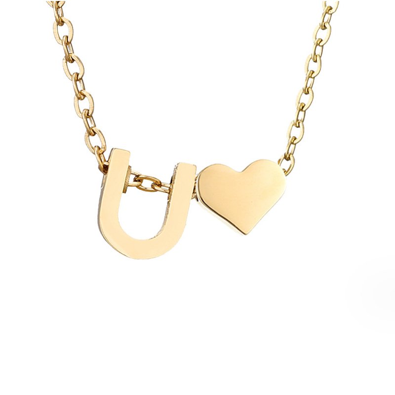 Timeless Initial Necklace | Gold 14