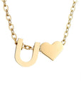 Timeless Initial Necklace | Gold 14