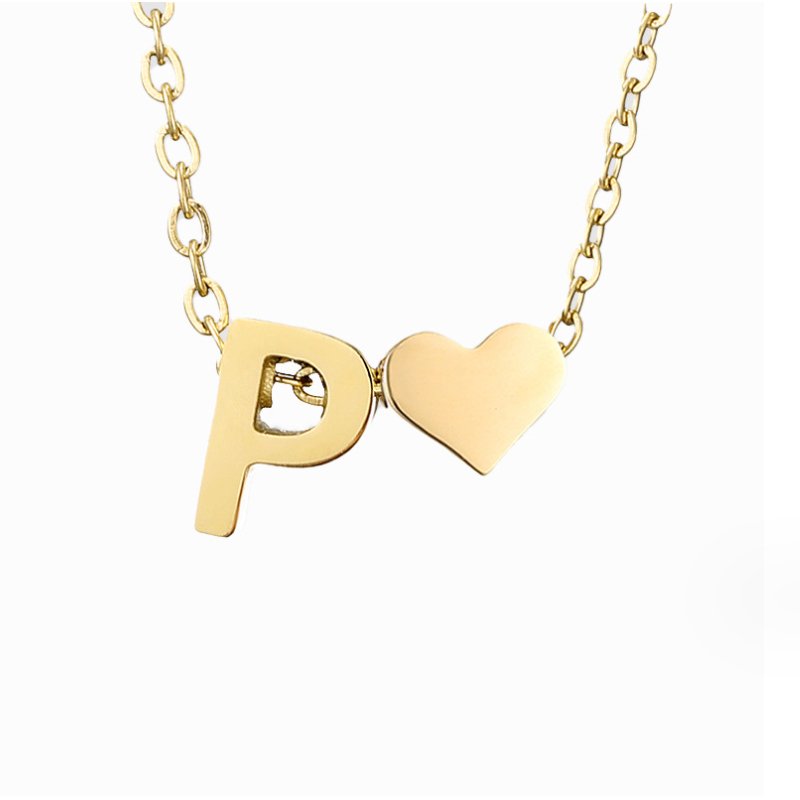 Timeless Initial Necklace | Gold 15