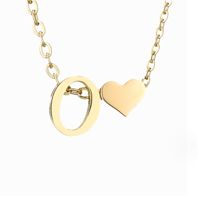 Timeless Initial Necklace | Gold 19