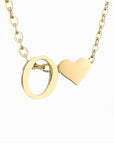 Timeless Initial Necklace | Gold 19
