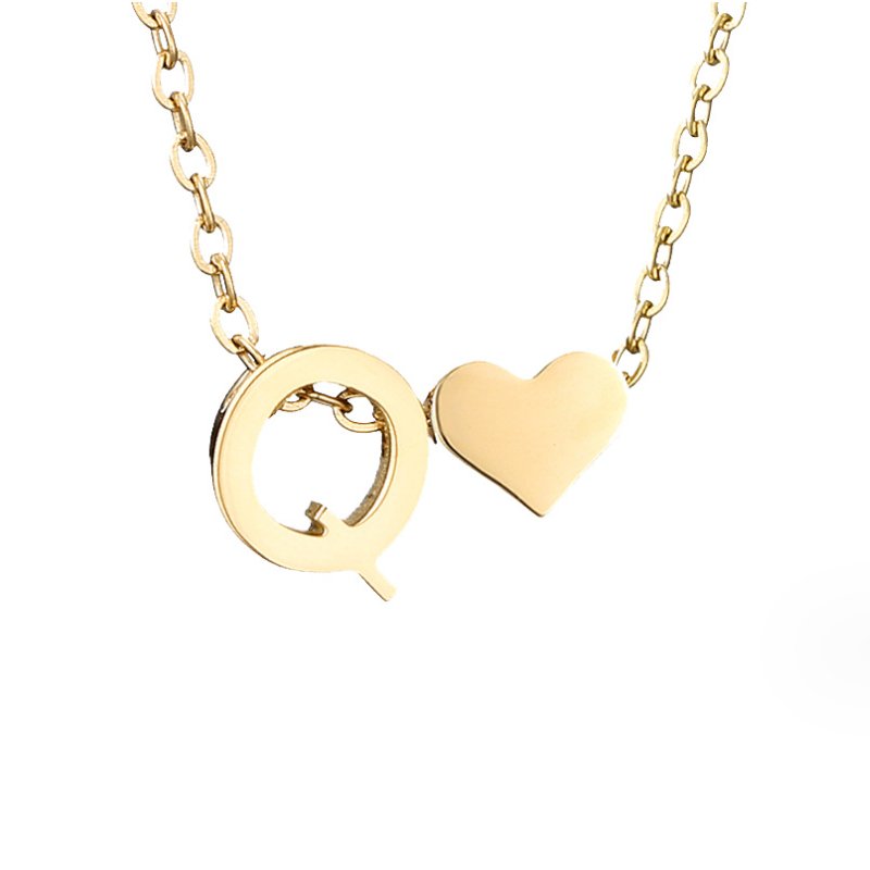 Timeless Initial Necklace | Gold 20