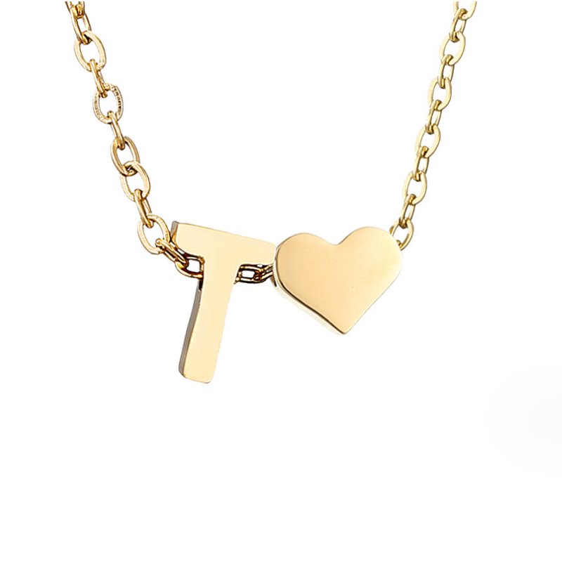 Timeless Initial Necklace | Gold 21